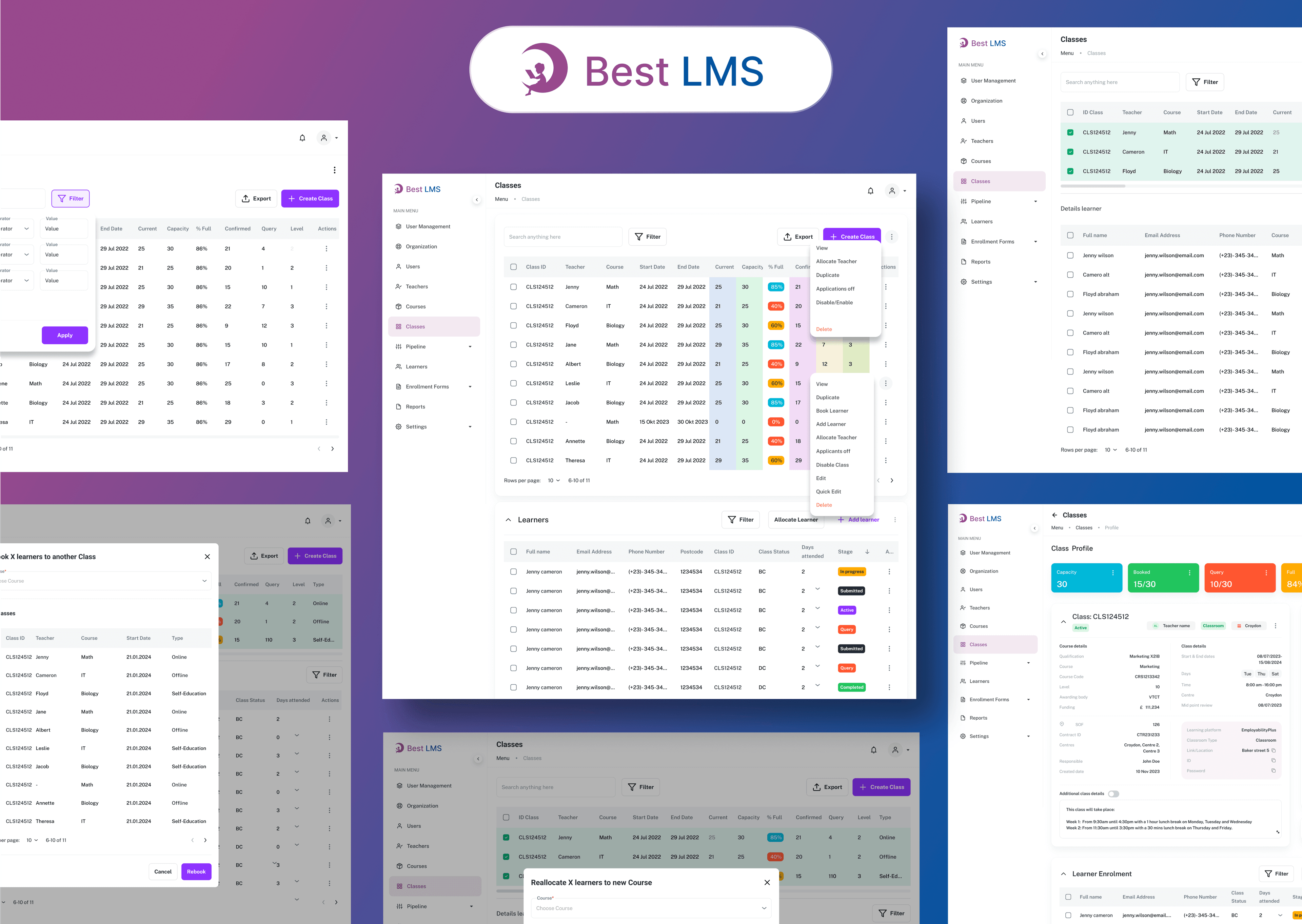Classes Management